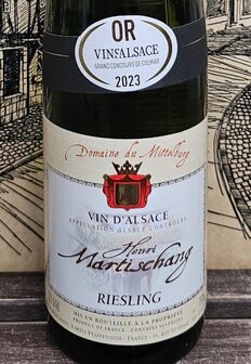 Riesling 2022 Medaille Henri Martischang