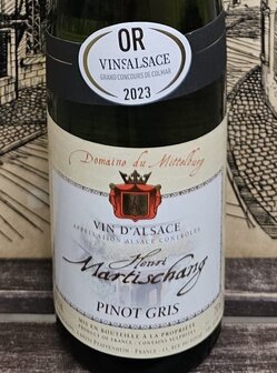 Pinot Gris 2021 Medaille Henri Martischang