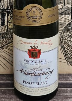 Pinot Blanc 2021 Medaille Henri Martischang