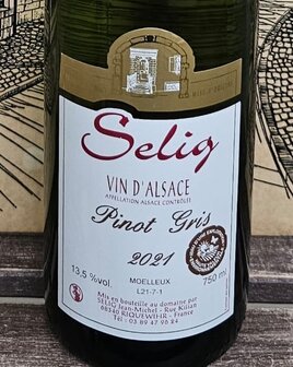 Pinot Gris 2021 Selig