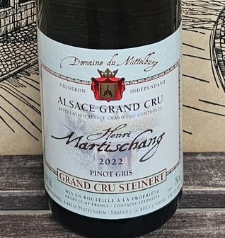 Pinot Gris Grand Cru Steinert 2022 Henri Martischang