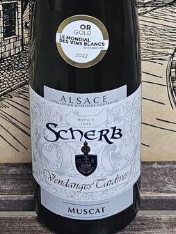 Muscat Vendanges Tardives 2018 Medaille Scherb
