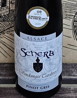 Pinot Gris Vendanges Tardives 2020 Medaille Scherb