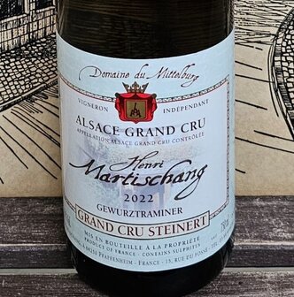 Gewurztraminer Grand Cru Steinert 2022 Henri Martischang