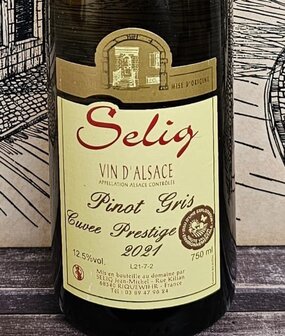 Pinot Gris Cuvee Prestige 2021 Selig