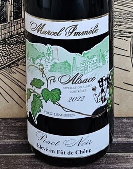 Pinot Noir Eleve en fut de chene 2022 Marcel Immele