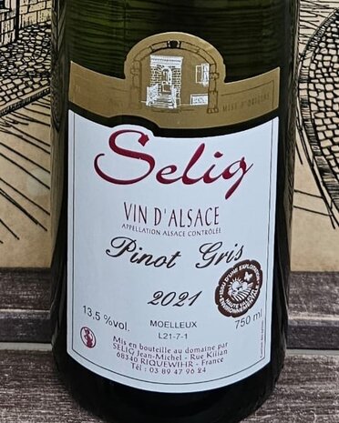 Pinot Gris 2021 Selig