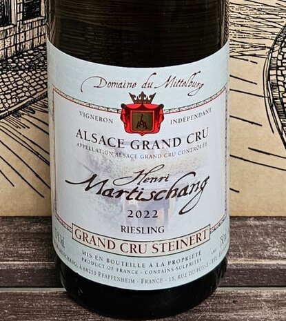 Riesling Grand Cru Steinert 2022 Henri Martischang