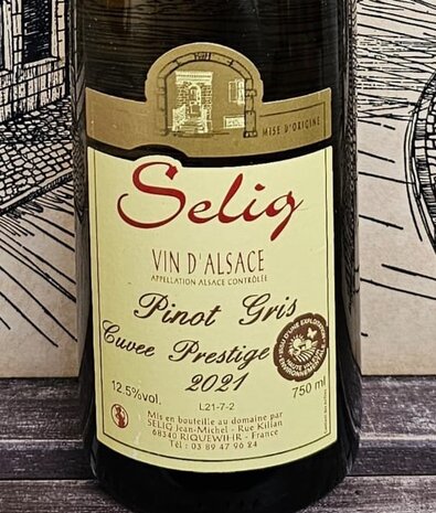 Pinot Gris Cuvee Prestige 2021 Selig